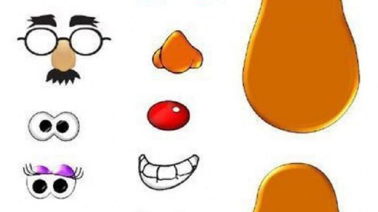 Mr Potato Head 5 Senses Printable Free FREE Printable A Z