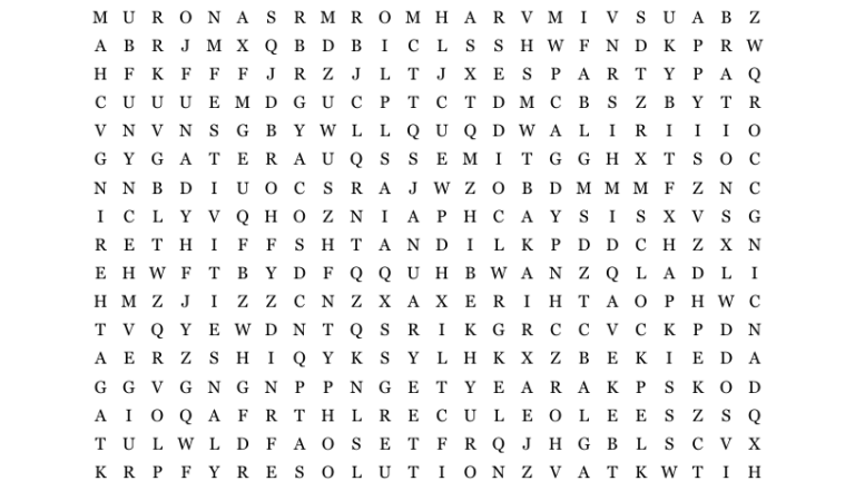 New Year Word Search Printable Word Search Maker