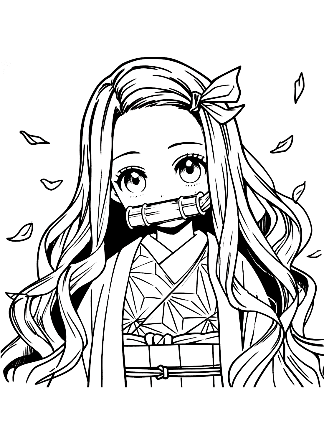 Nezuko Lol Coloring Pages In 2024 Manga Coloring Book Chibi