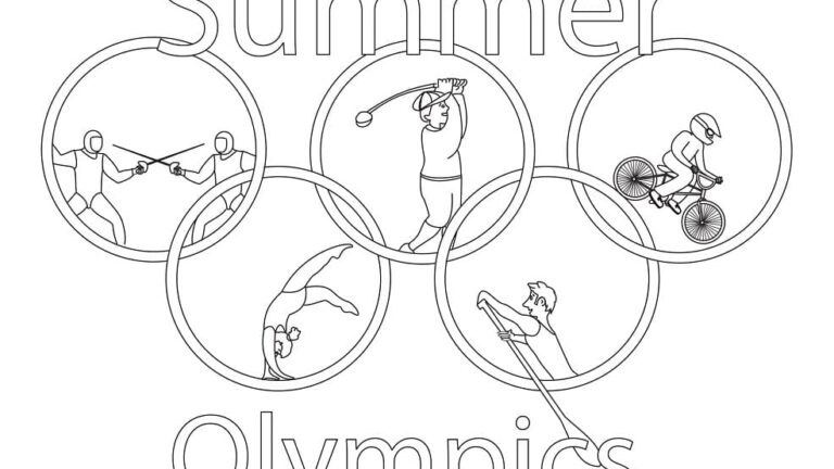 Olympic Coloring Page