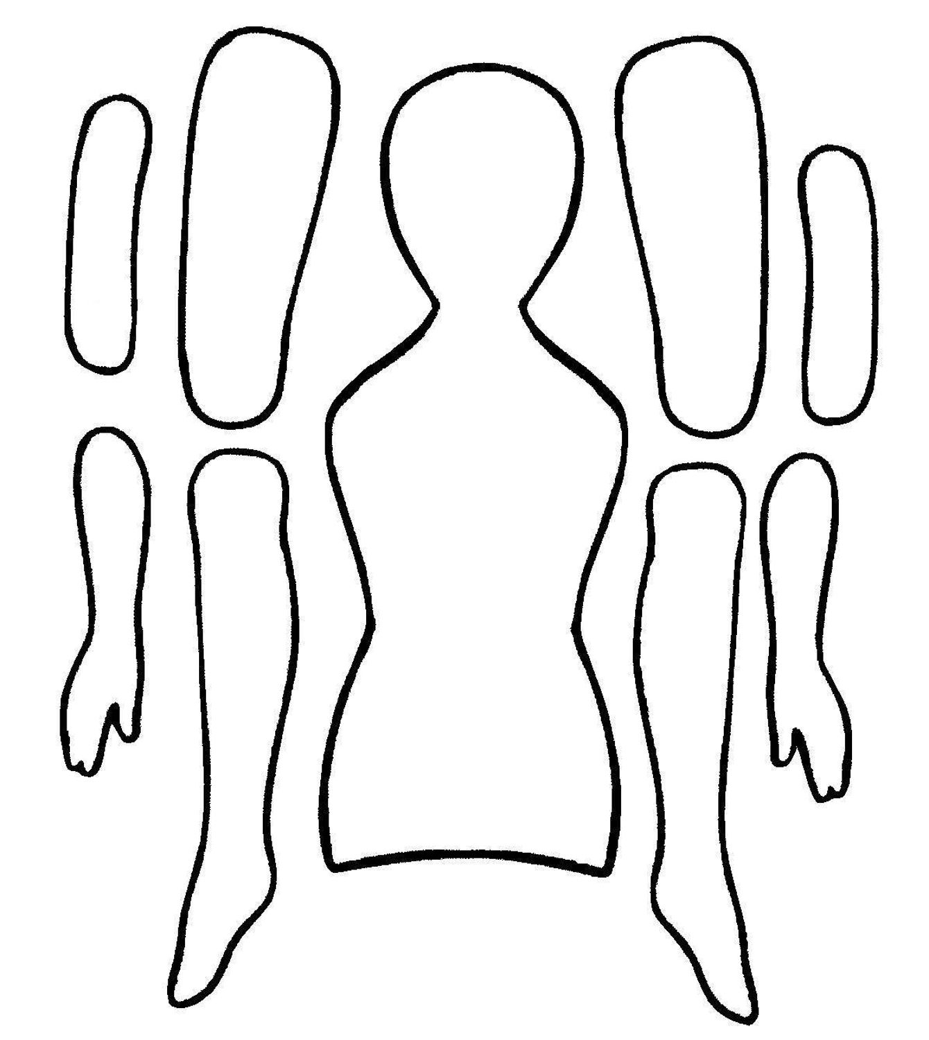 Paper Doll Template Free