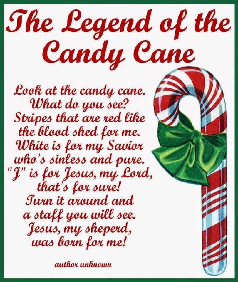 Free Printable Story Of The Candy Cane