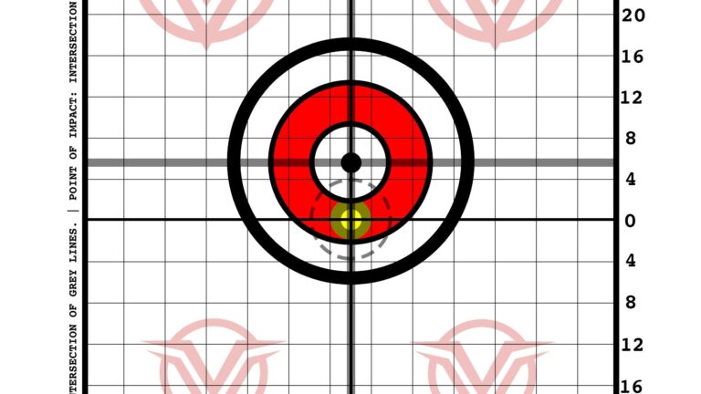 Printable 25 Yard Zero Target Printable Word Searches