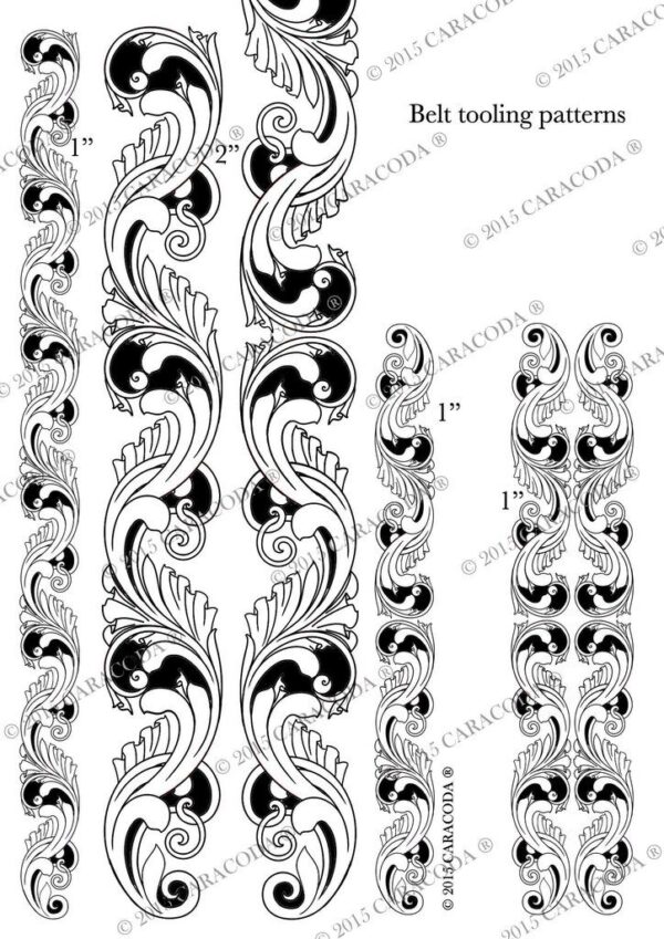 Printable Beginner Printable Leather Tooling Patterns