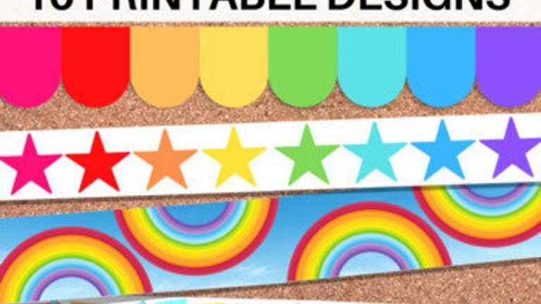 Printable Borders For Bulletin Boards