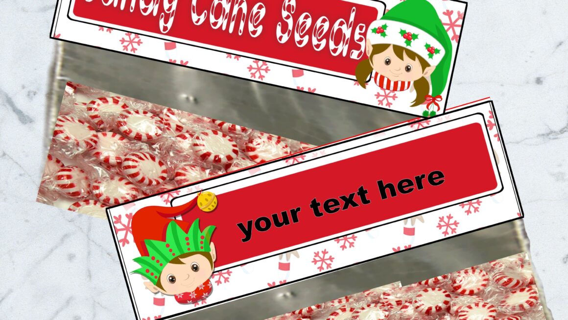 Printable Christmas Treat Bag Topper Christmas Treat Bags Christmas