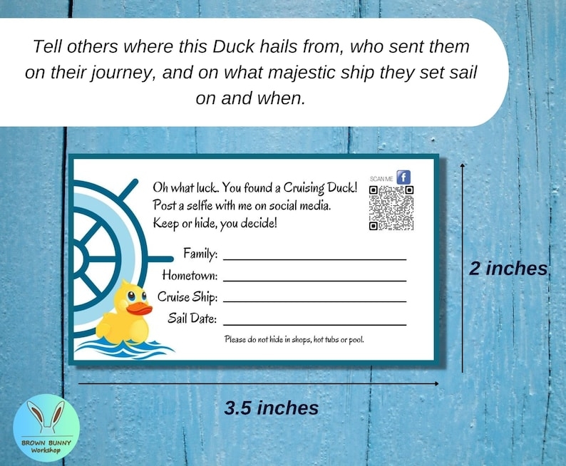 Printable Editable Free Printable Cruising Duck Tags Vrogue Co