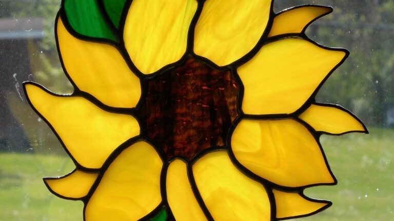 Printable Flower Stained Glass Patterns Printable Free Templates