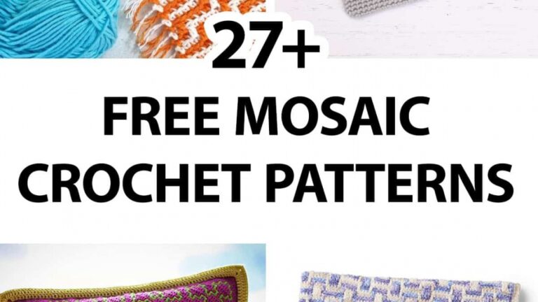 Printable Mosaic Crochet Patterns Free FREE Printable HQ