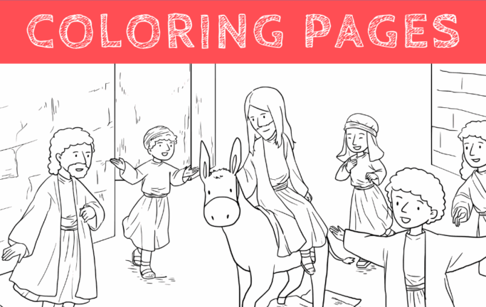 Printable Palm Sunday Activity Sheets