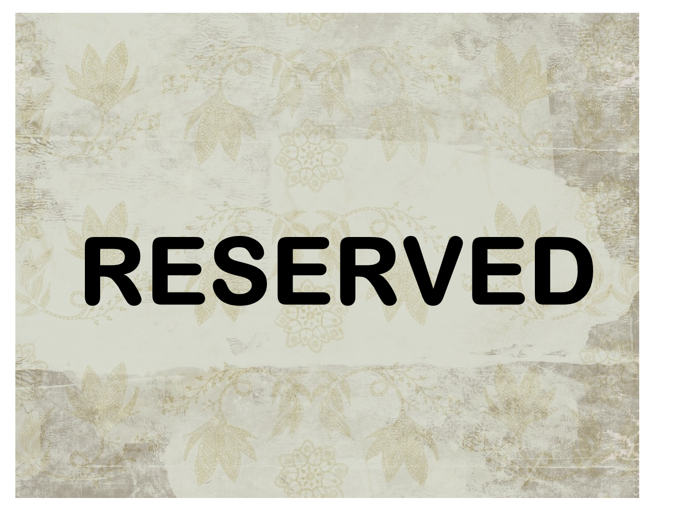 Printable Reserved Signs For Pews Printable World Holiday