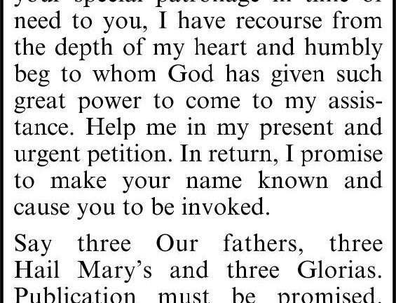 Printable St Jude Novena Prayer 9 Days S Oldvictheatre