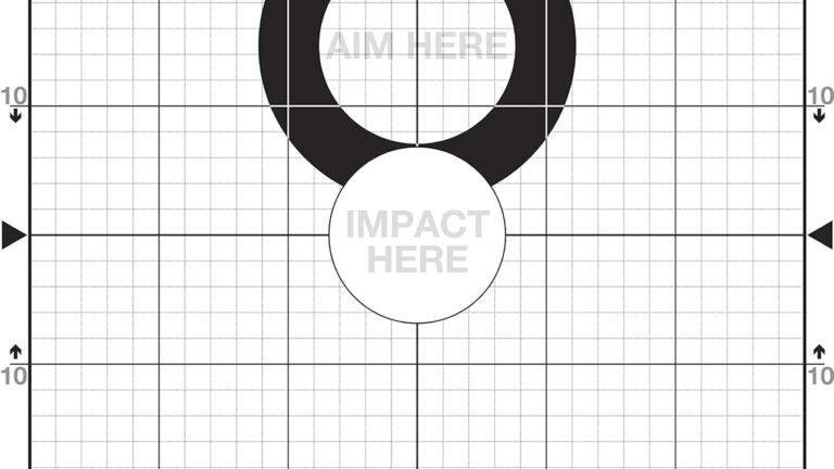 Printable Zeroing Target