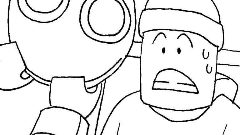 Rainbow Friends Coloring Page Navarro