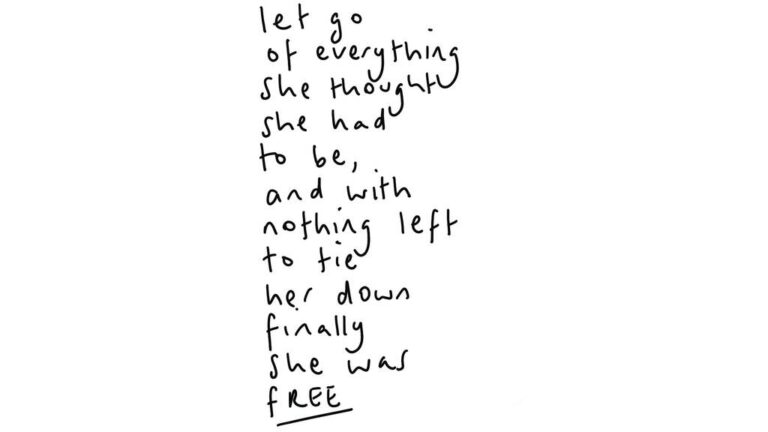 She Let Go Poem Printable Printable Word Searches