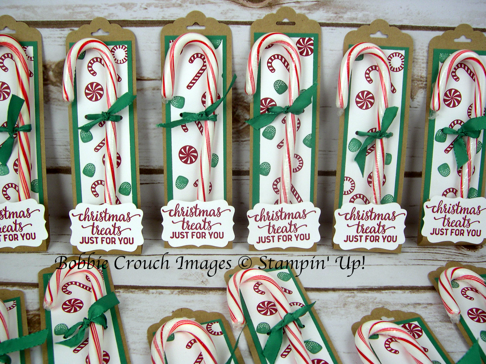 Stampin Up Candy Cane Holder BC DESIGNS