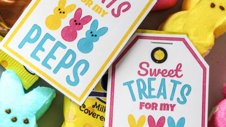 Sweet Treats For My Peeps Free Printable Gift Tags Baking You Happier