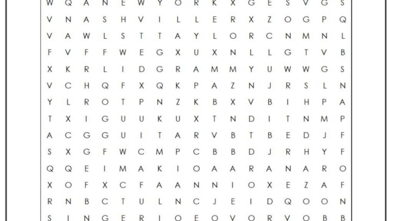 Taylor Swift Word Search In 2023 Taylor Swift Games Taylor Swift