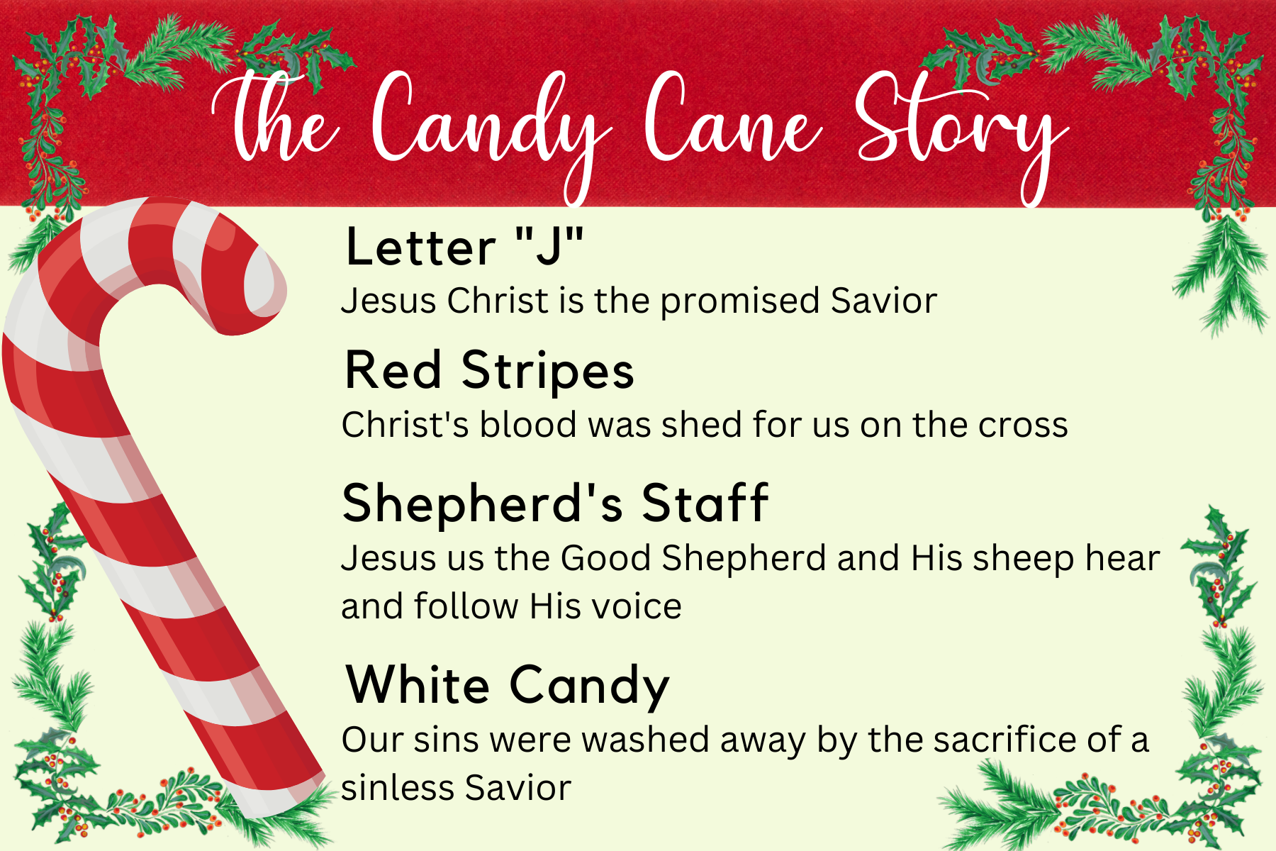 The Candy Cane Story Joyce Zook