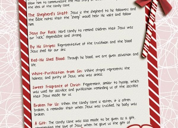 The Candy Cane Story Printable