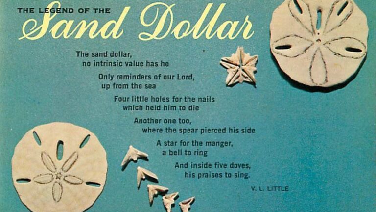 The Legend Of The Sand Dollar Printable