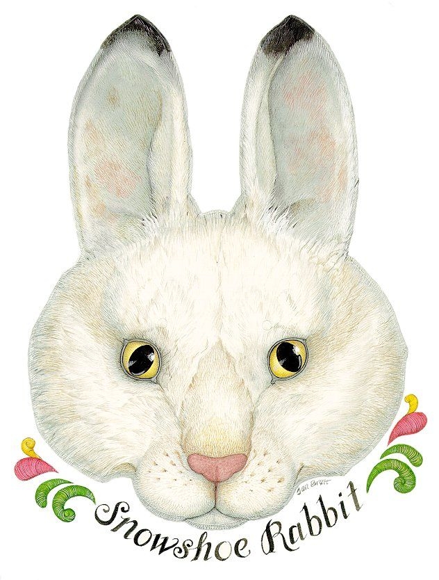 The Rabbit From The Mitten Printable Mask For Story Telling And Acting