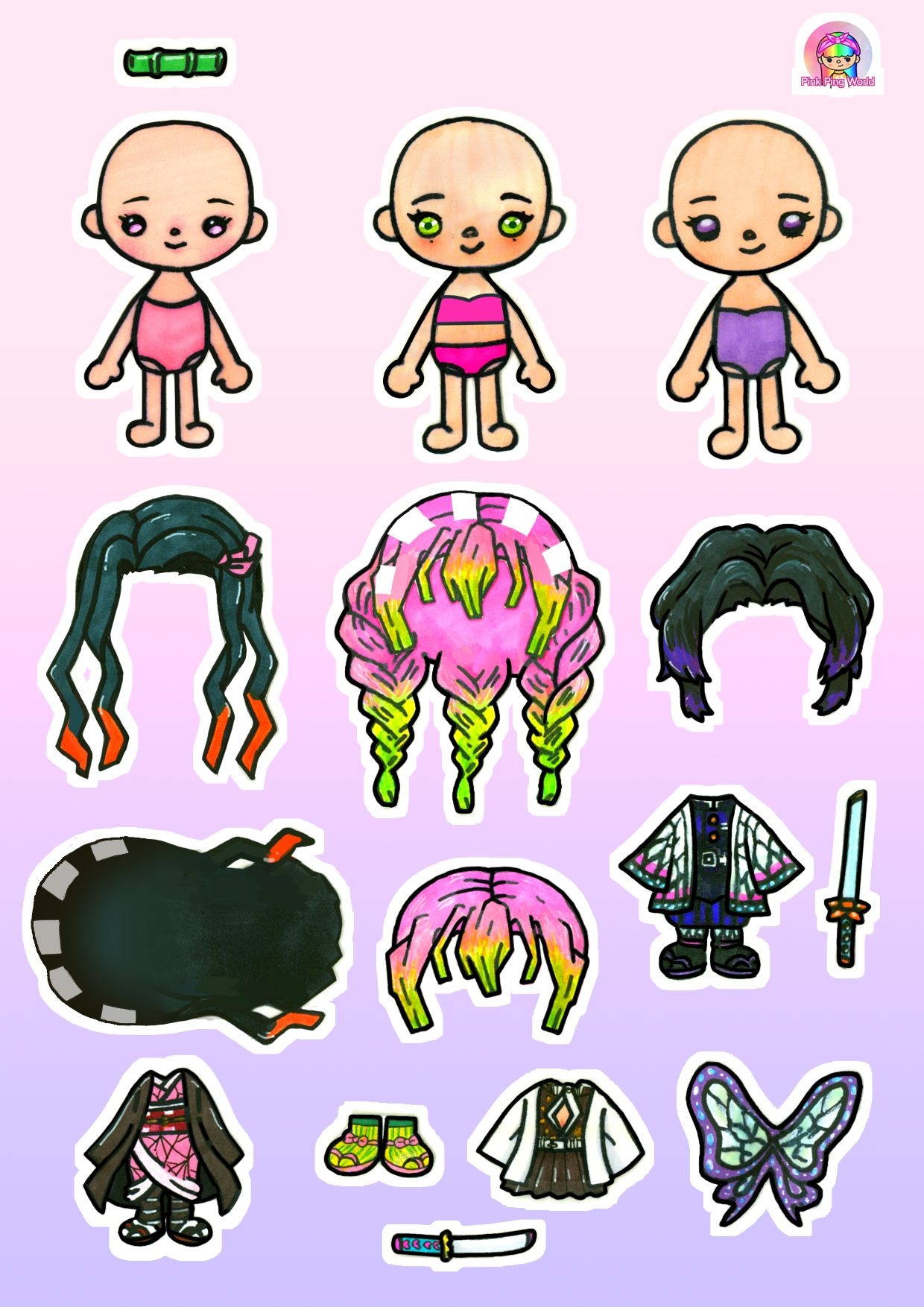 Free Printable Paper Doll Patterns
