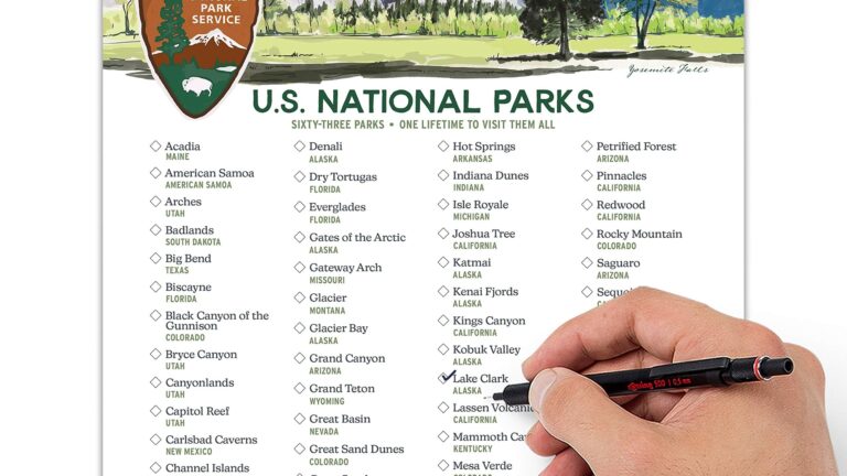 Ultimate List Of 63 National Parks By State 2024 Update Worksheets