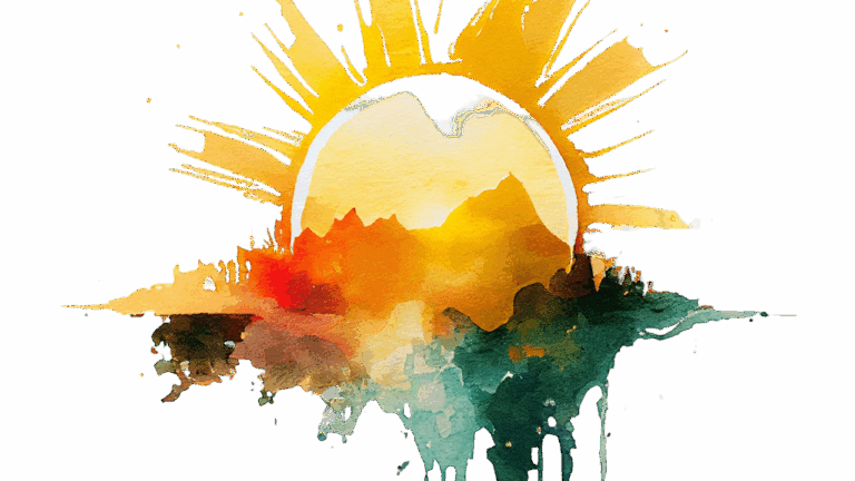 Watercolor Sun