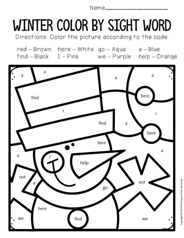 Words To Frosty The Snowman Printable