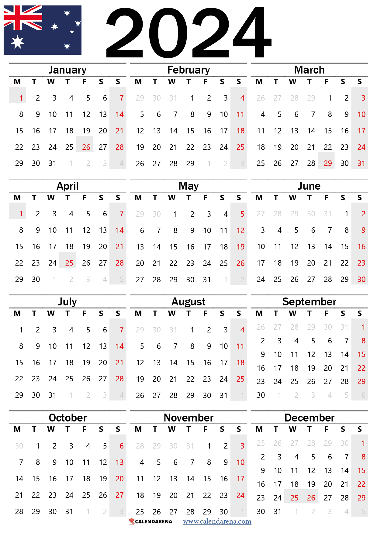 2024 Calendar Australia Download Google Maps Shea Electra