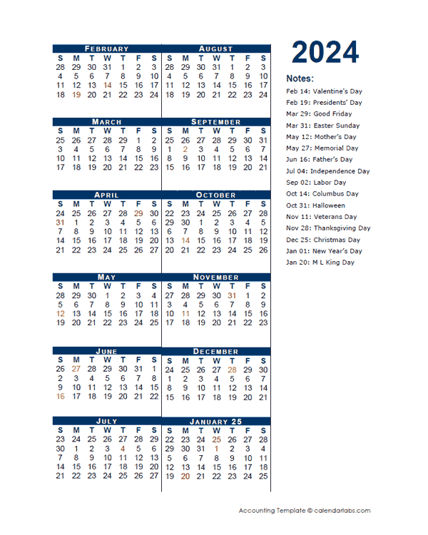 2024 Fiscal Calendar Alidia Thomasine