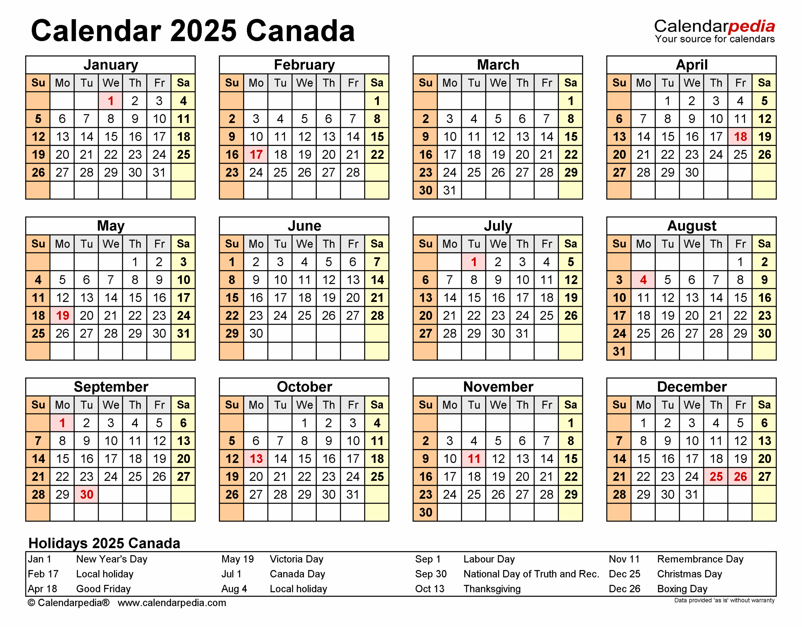 2025 Alberta Calendar K Joel Galvin