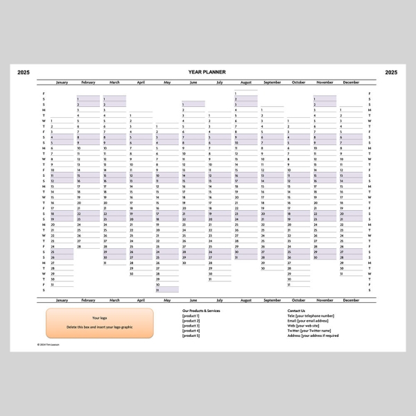2025 And 2025 Monthly Planner Kaia Sisile