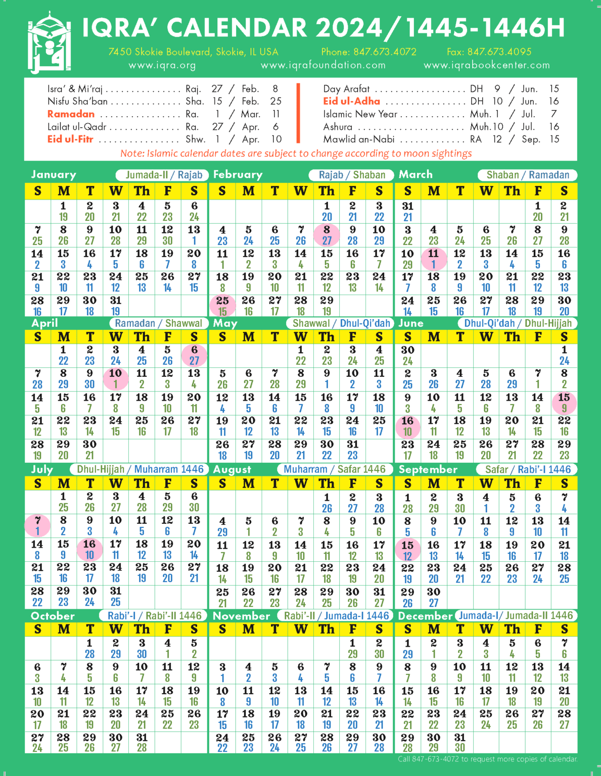 2025 Calendar Islamic March Foremost Notable Preeminent Beverly Ellis