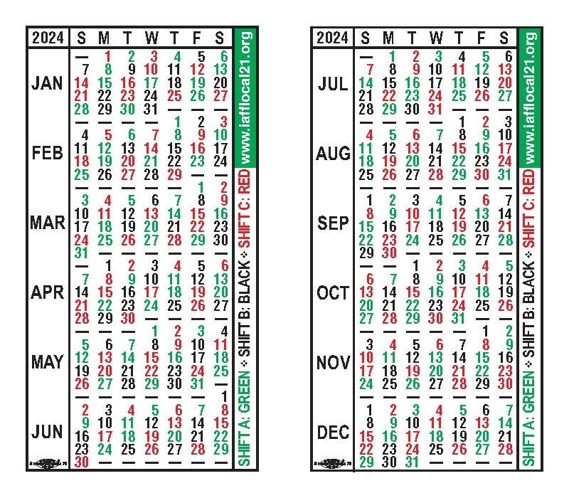 2025 Firefighter Shift Calendar 24 48 Printable Ruth D Wallace