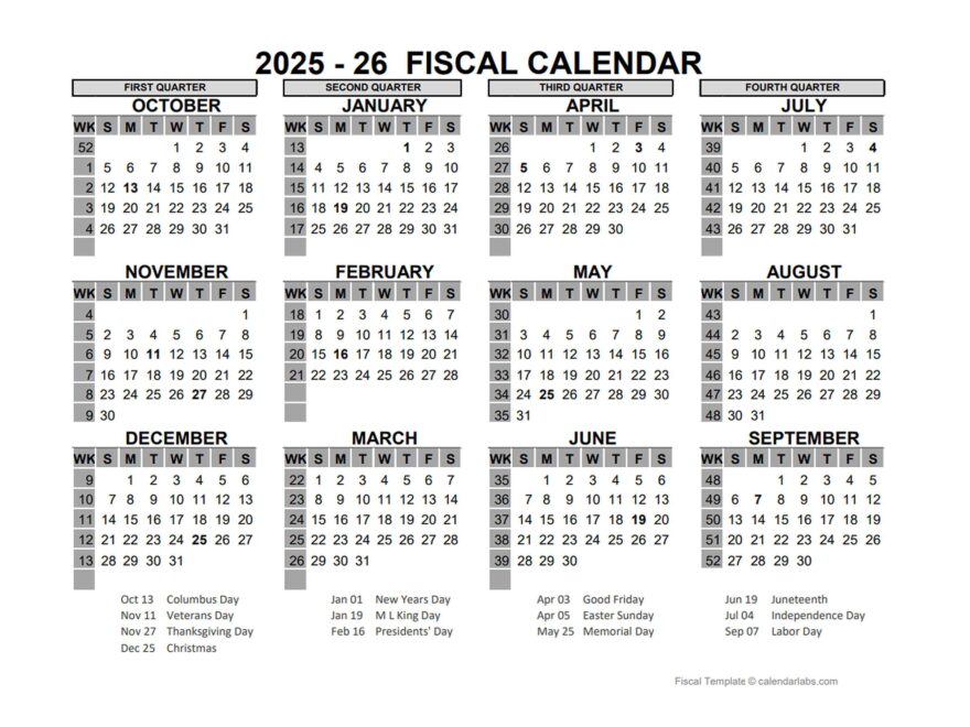2025 Fiscal Calendar With Week Numbers Bailey Wickens S