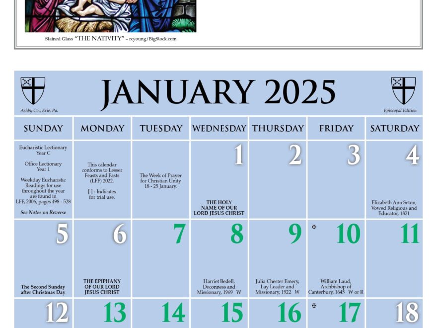 2025 Liturgical Calendar Episcopal Kim J Jackson