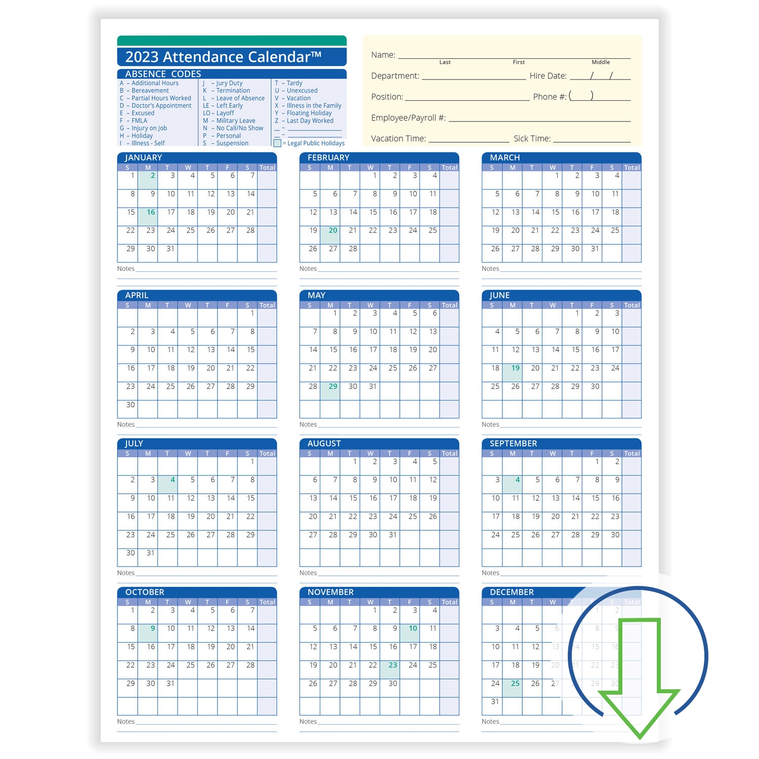 2025 Mgh Holiday Calendar Harvey J Gray