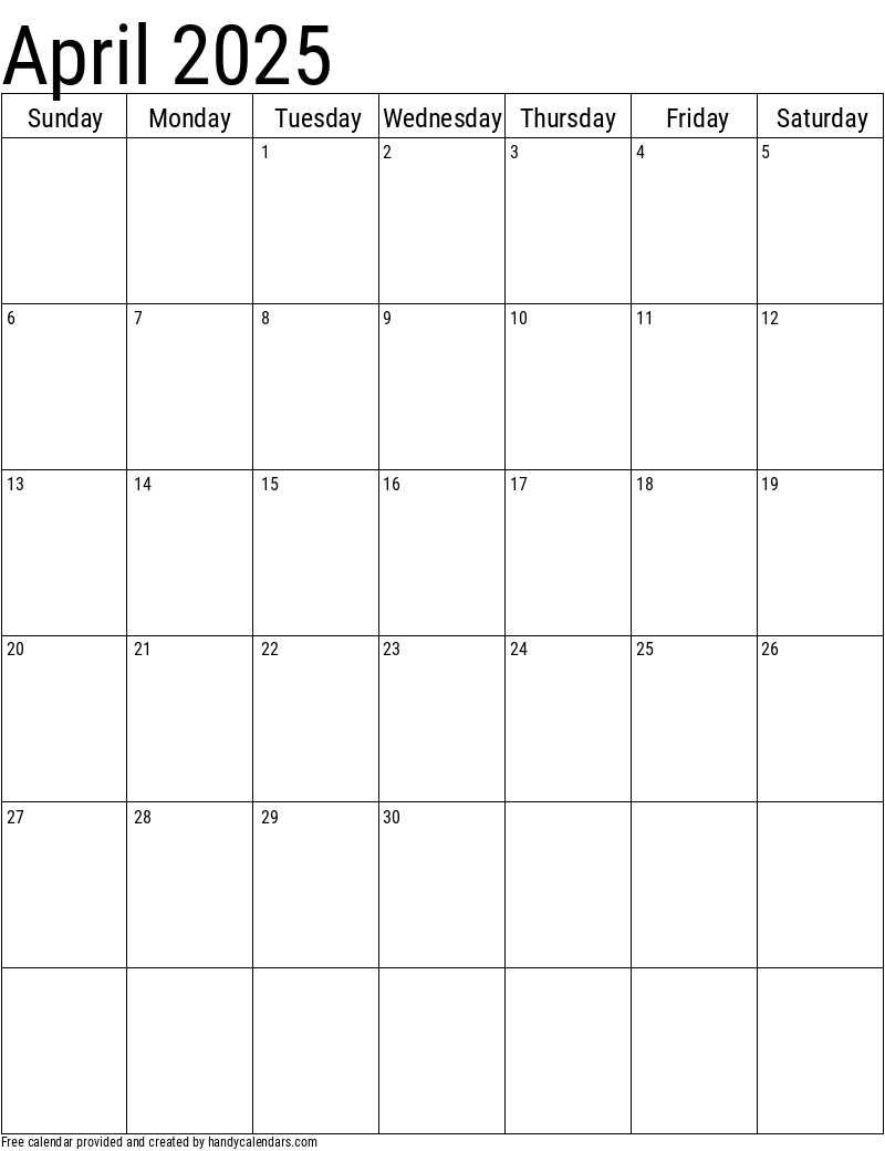 2025 Printable Calendar One Page Vertical Line Robert M Cabral