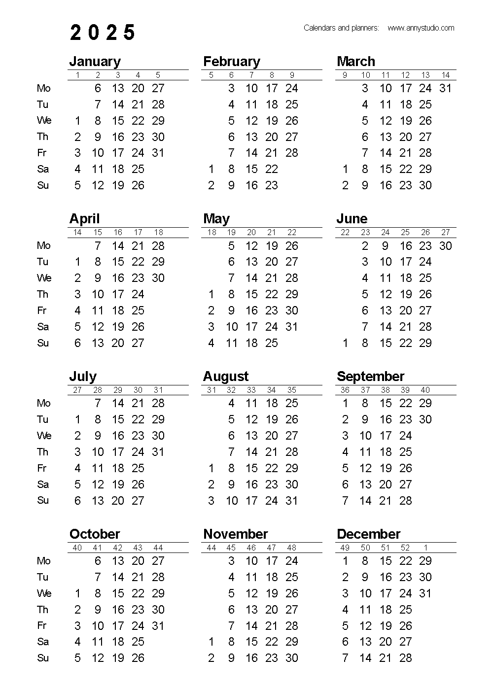 2025 Usps Calendar Rici Verena
