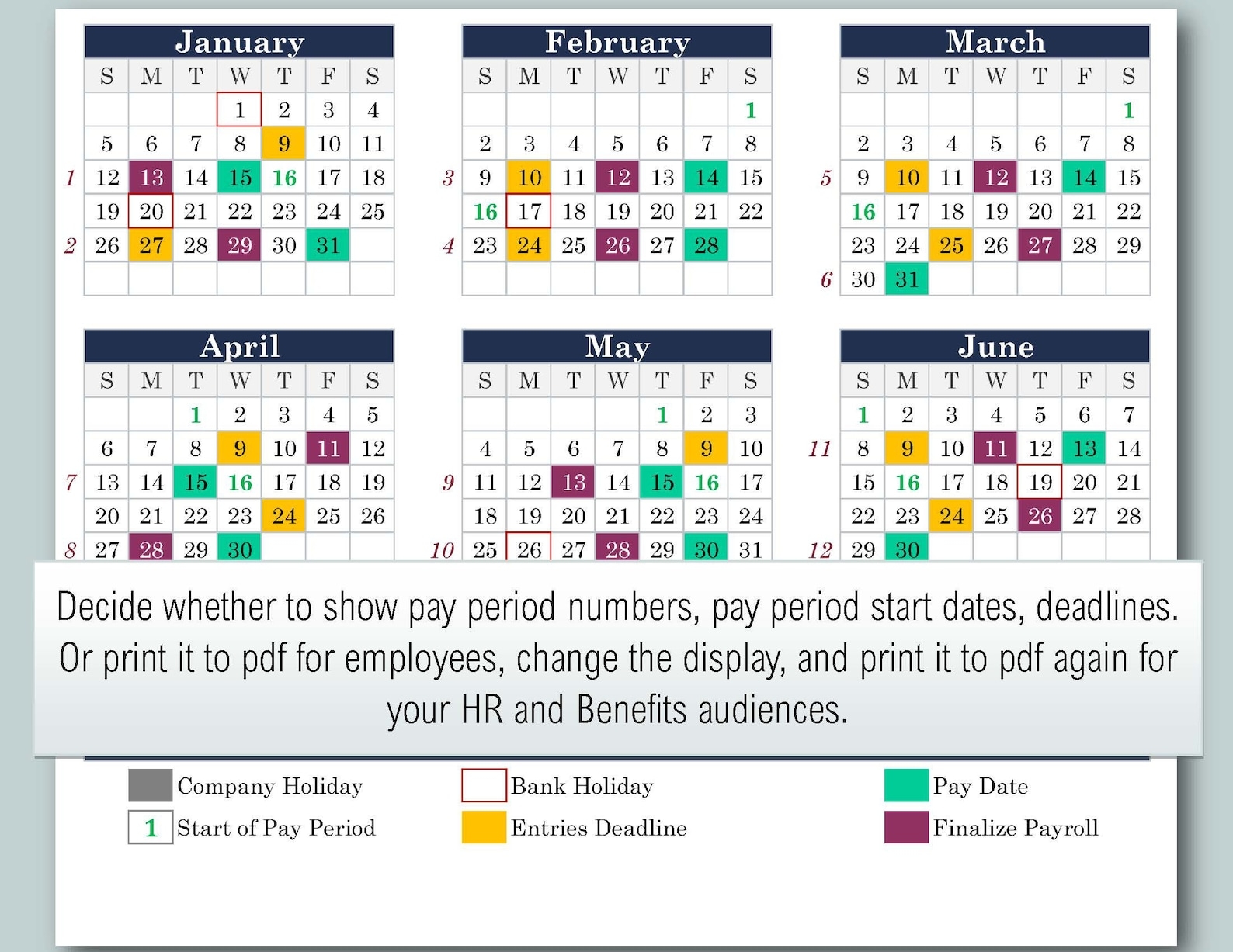Printable Lowes Payroll Calendar 2026