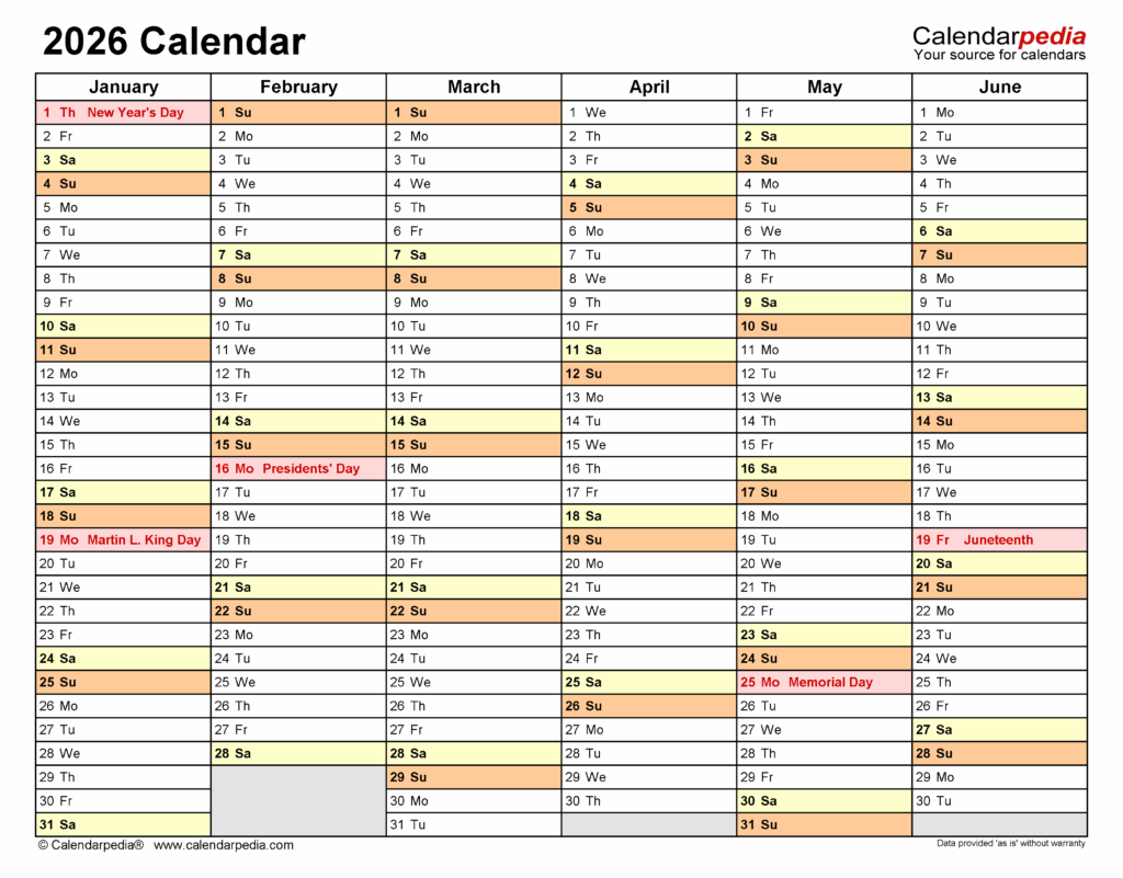 2026 Calendar With Lines Printable Calendars2026