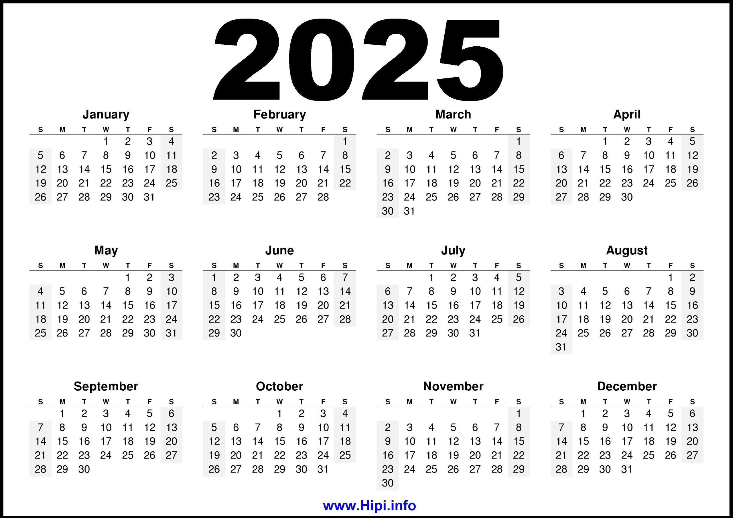 A4 2025 Calendar Printable Chloe Delcina