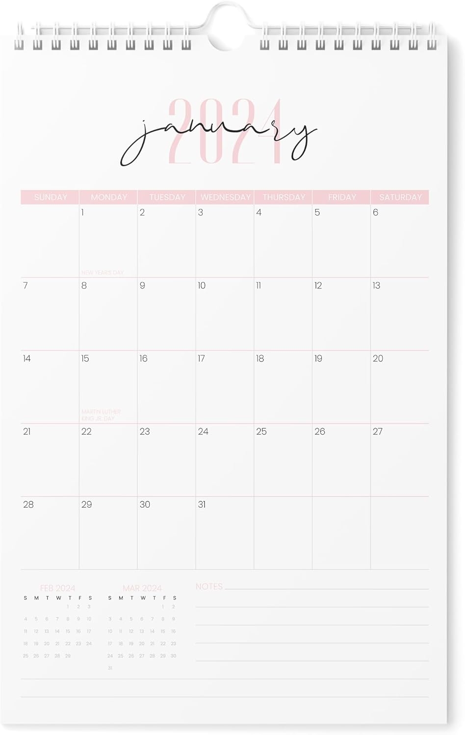 11X17 Printable Calendar 2026