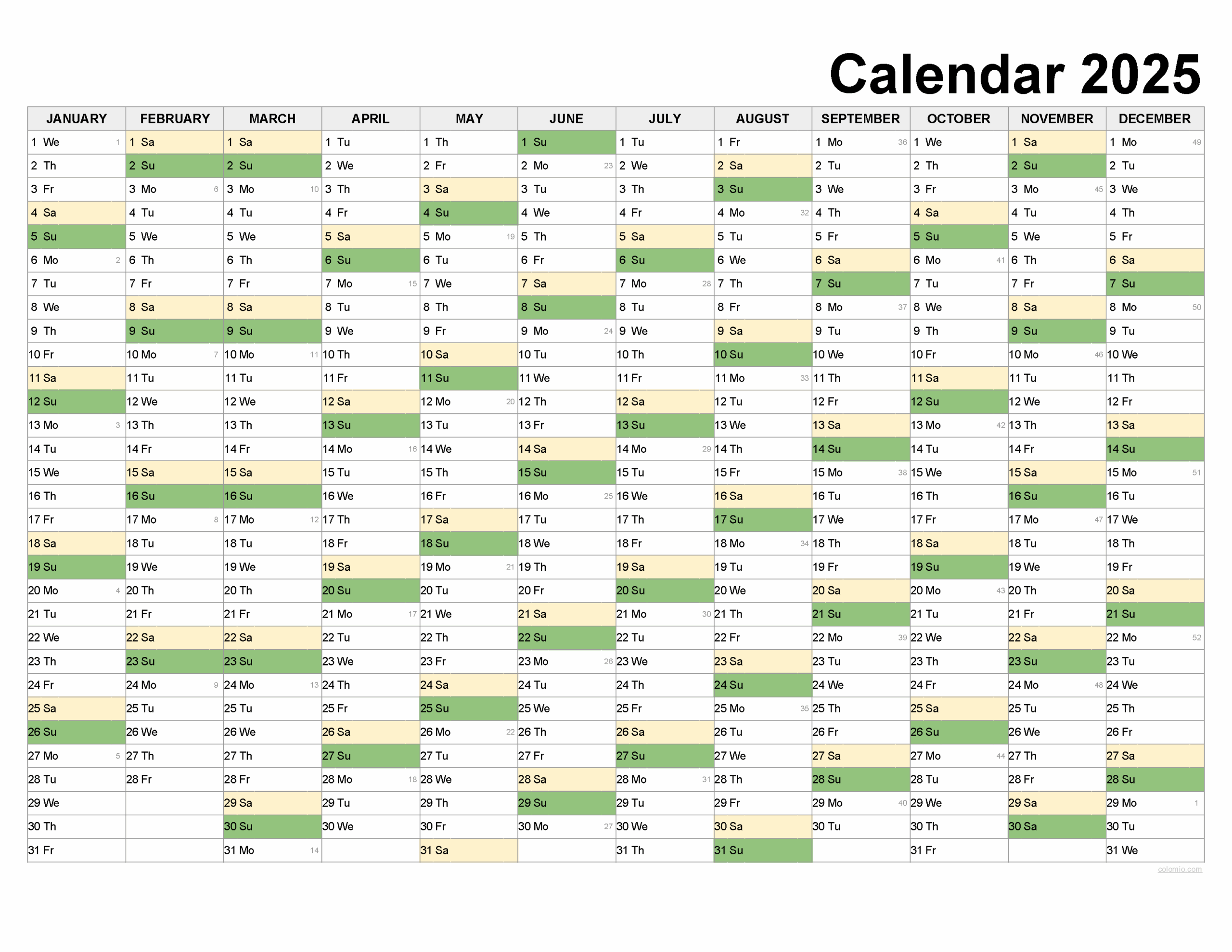 Appointment Calendar 2025 Excel Milad Xavier
