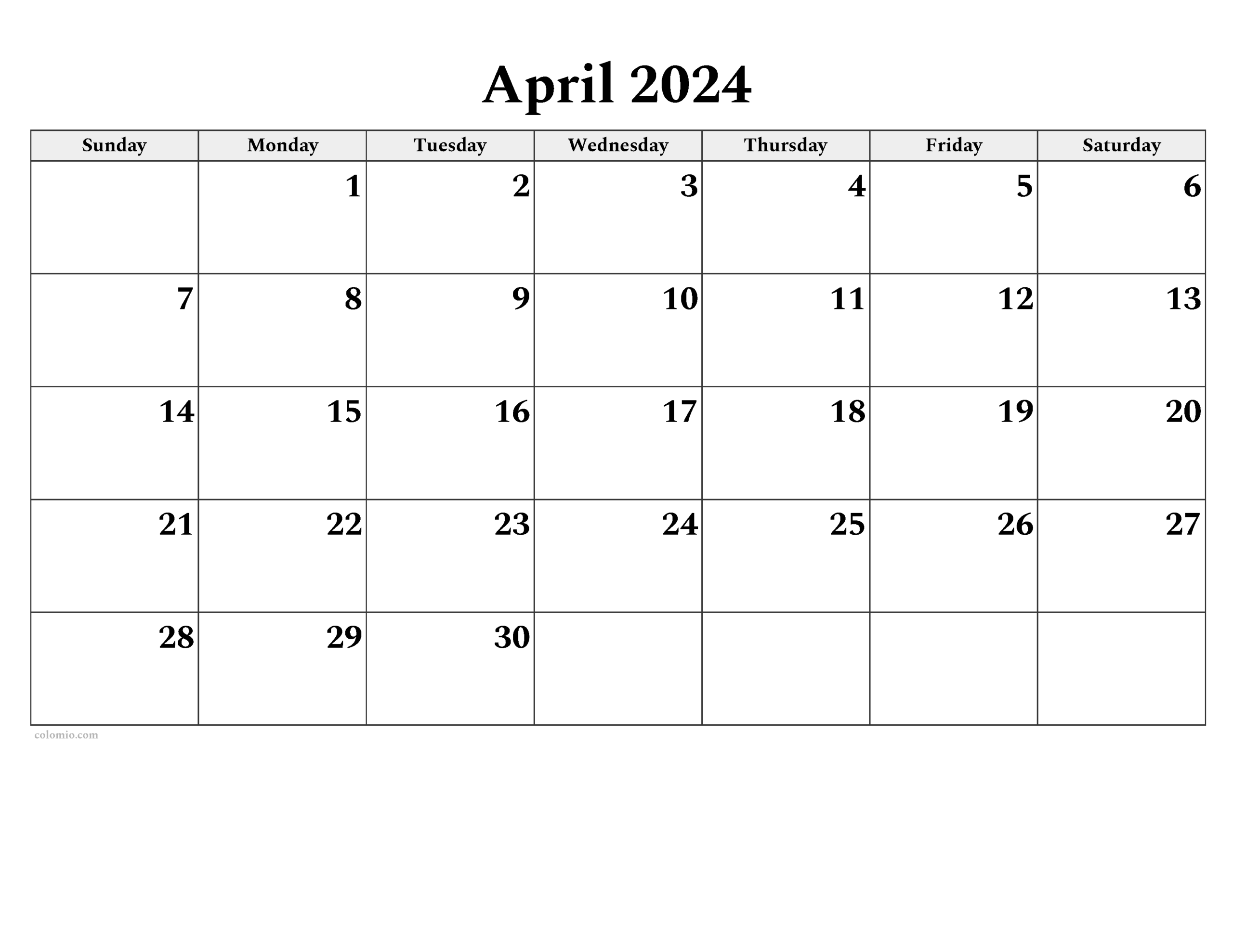 Printable Monthly Calendar With Lines 2026
