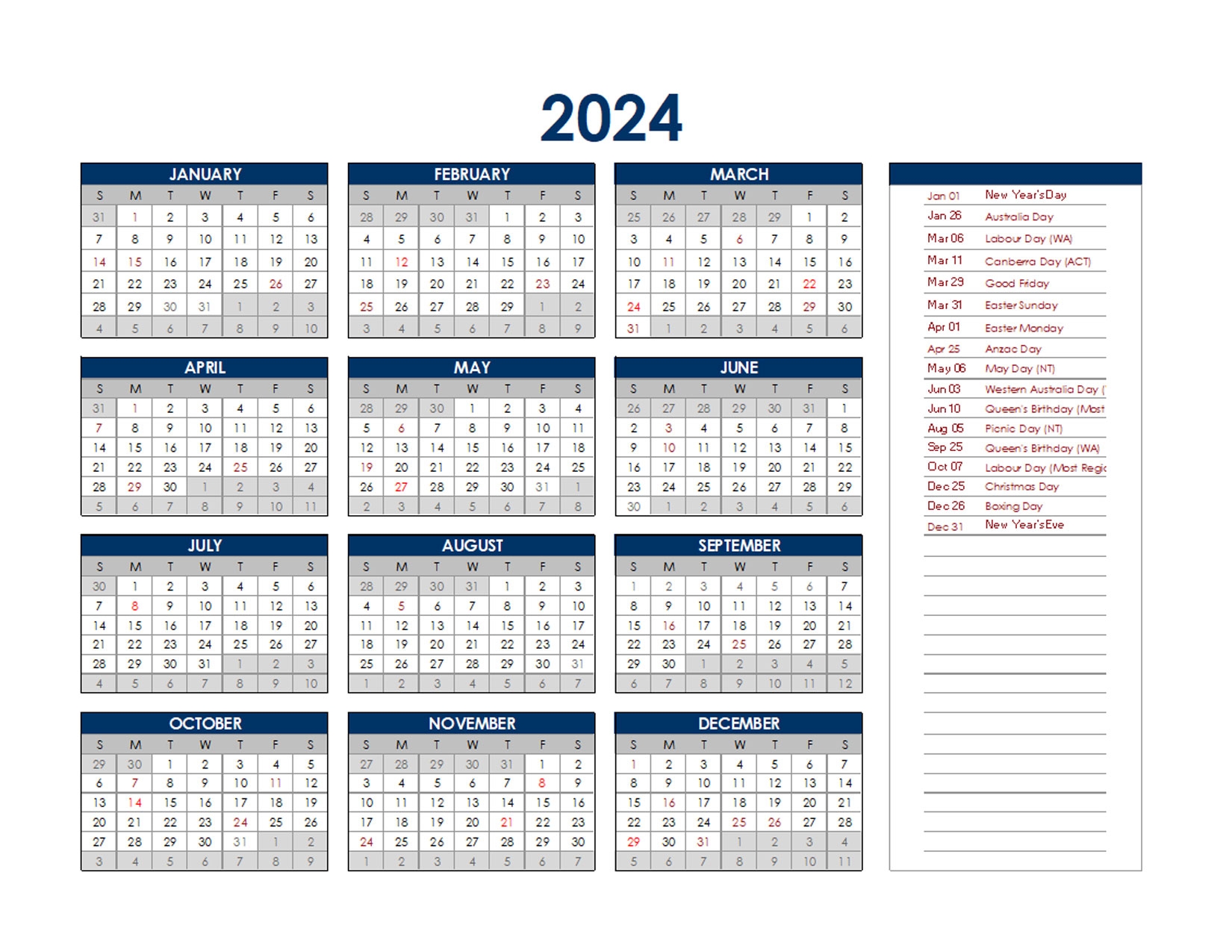 Australia Holidays 2024 Tuition Free Minne Kerstin