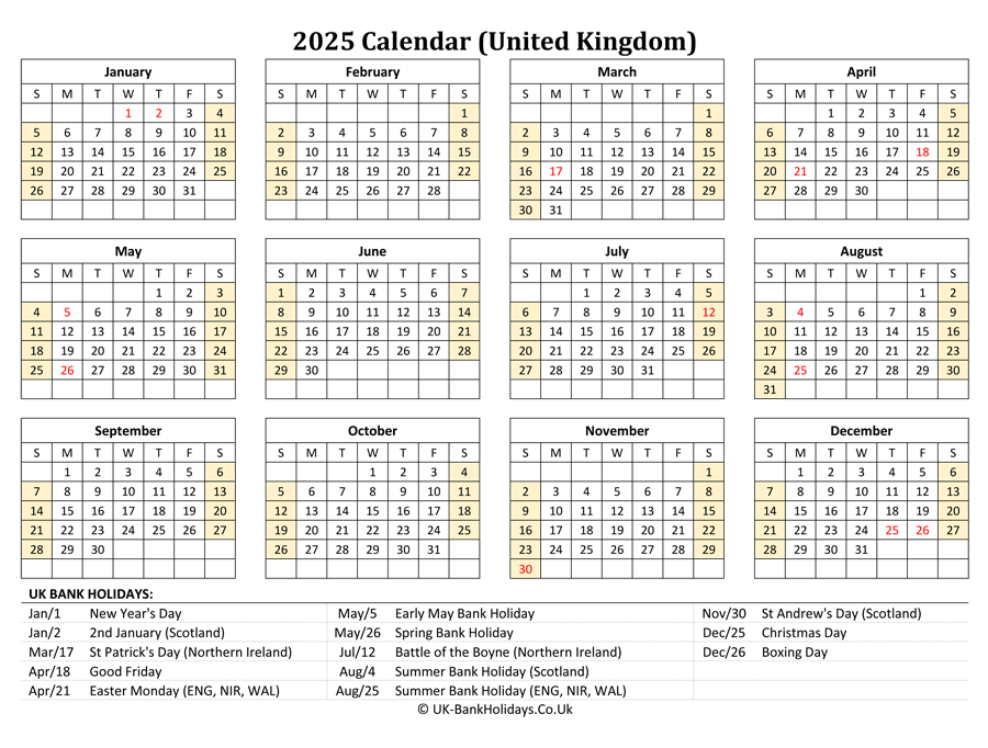 Bank Calendar Holidays 2025 Rita Max
