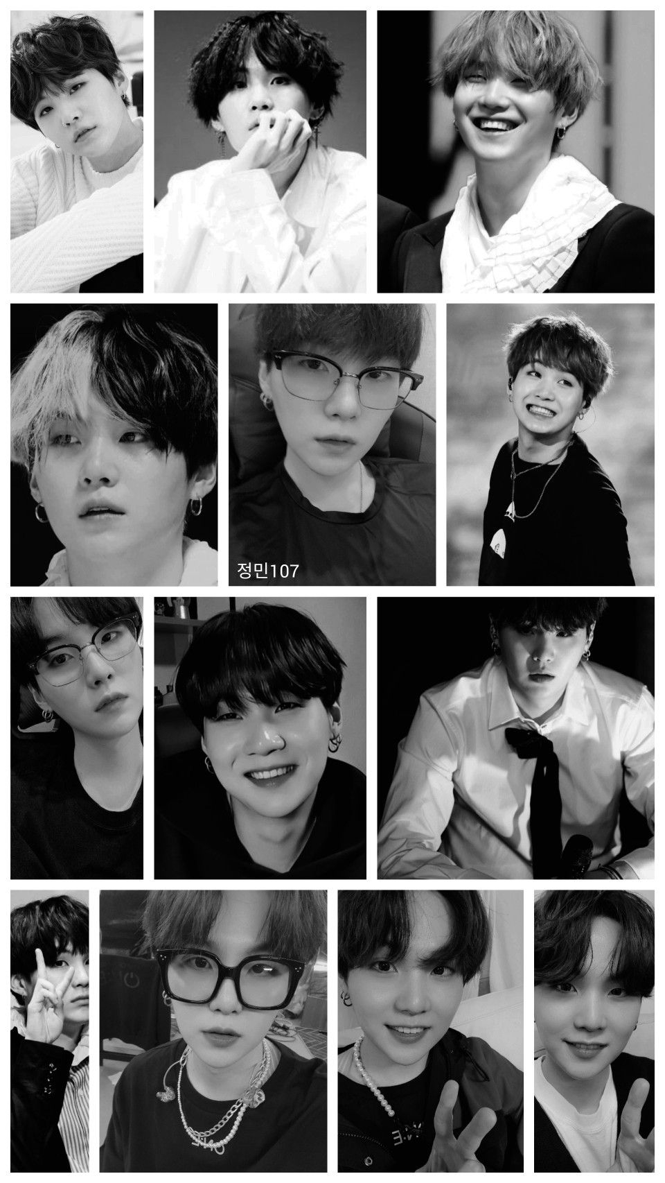 Bts Black And White Black And White Stickers Bts Aesthetic Wallpaper
